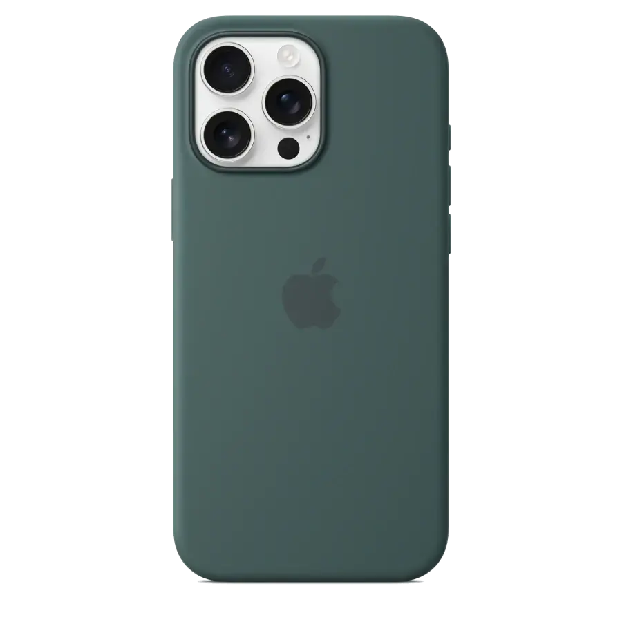 Чехол Apple iPhone 16 Pro Max Silicone Case with MagSafe - Lake Green (MA7V4)