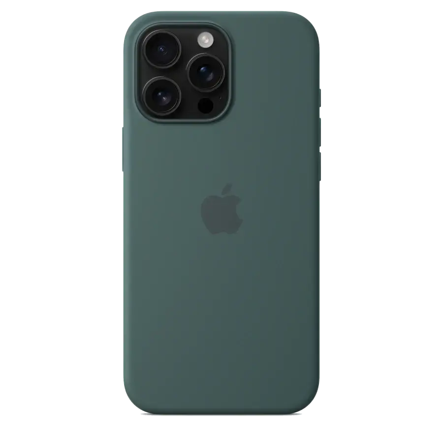 Чехол Apple iPhone 16 Pro Max Silicone Case with MagSafe - Lake Green (MA7V4)