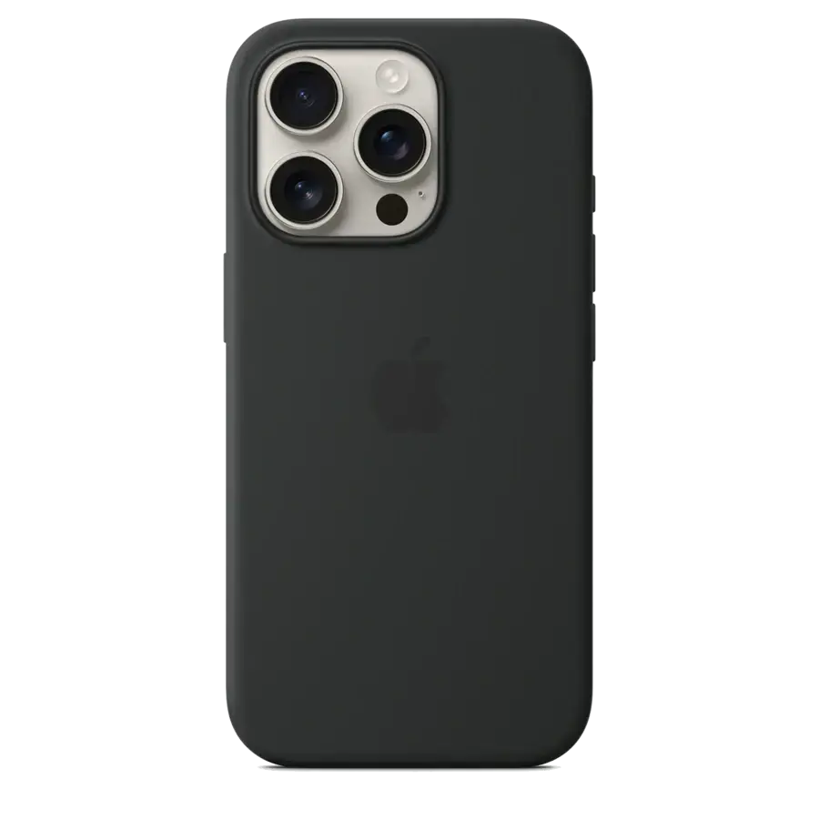 Чехол Apple iPhone 16 Pro Max Silicone Case with MagSafe Lux Copy - Black