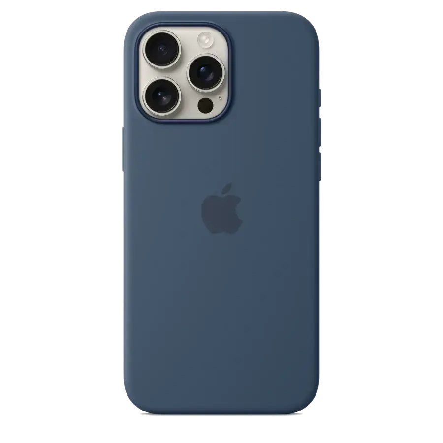 Чохол Apple iPhone 16 Pro Max Silicone Case with MagSafe Lux Copy - Denim