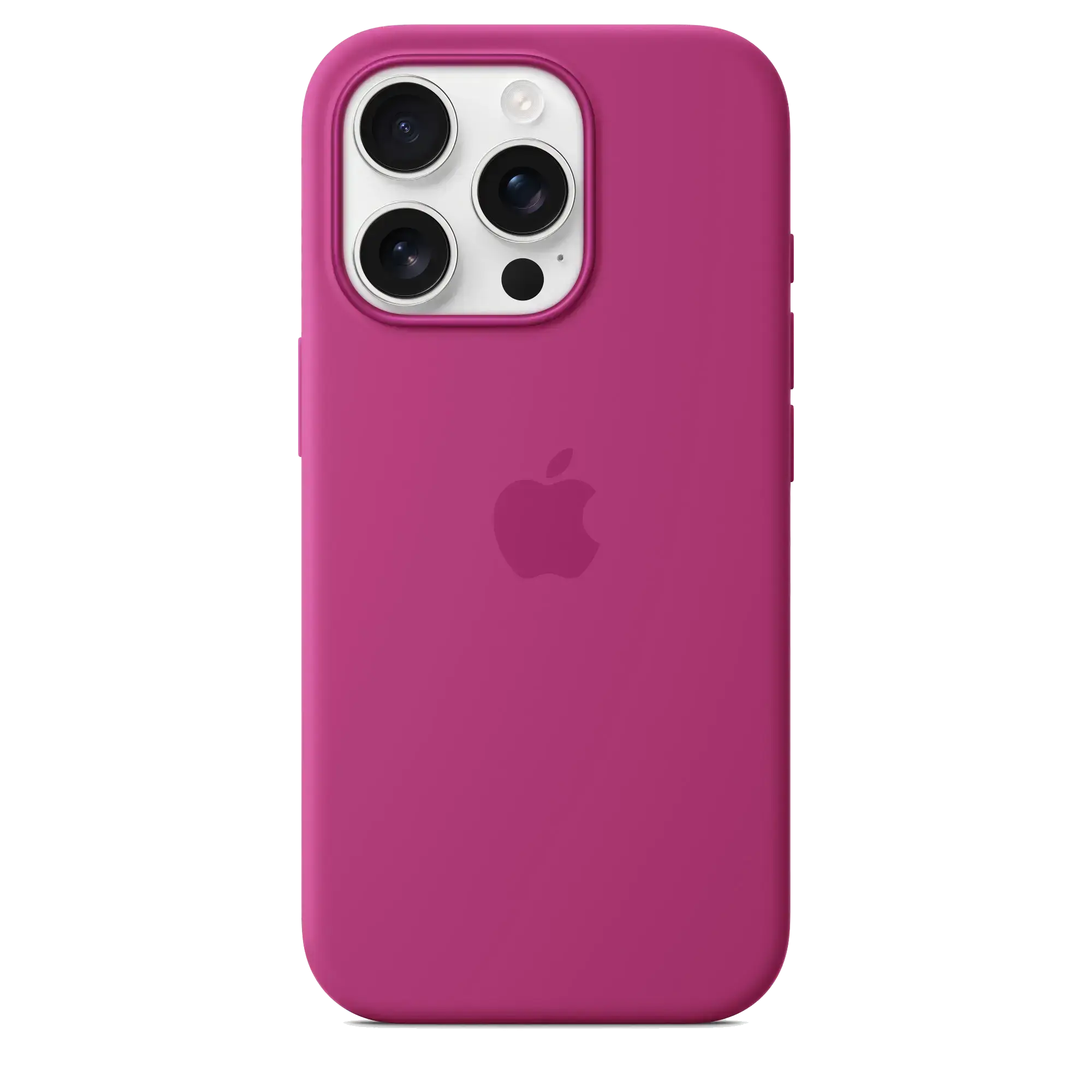 Чехол Apple iPhone 16 Pro Max Silicone Case with MagSafe Lux Copy - Fuchsia