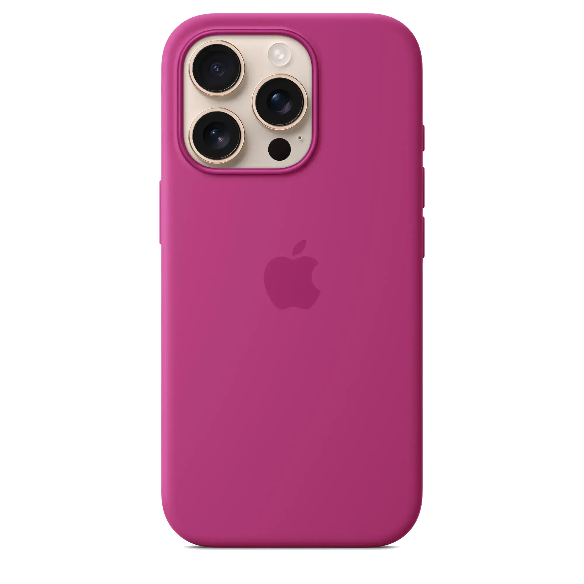 Чехол Apple iPhone 16 Pro Max Silicone Case with MagSafe Lux Copy - Fuchsia