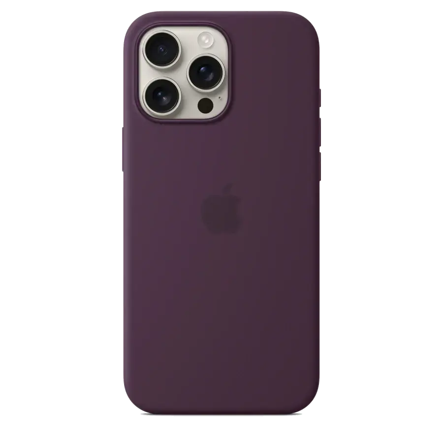 Чохол Apple iPhone 16 Pro Max Silicone Case with MagSafe - Plum (MYYW3)