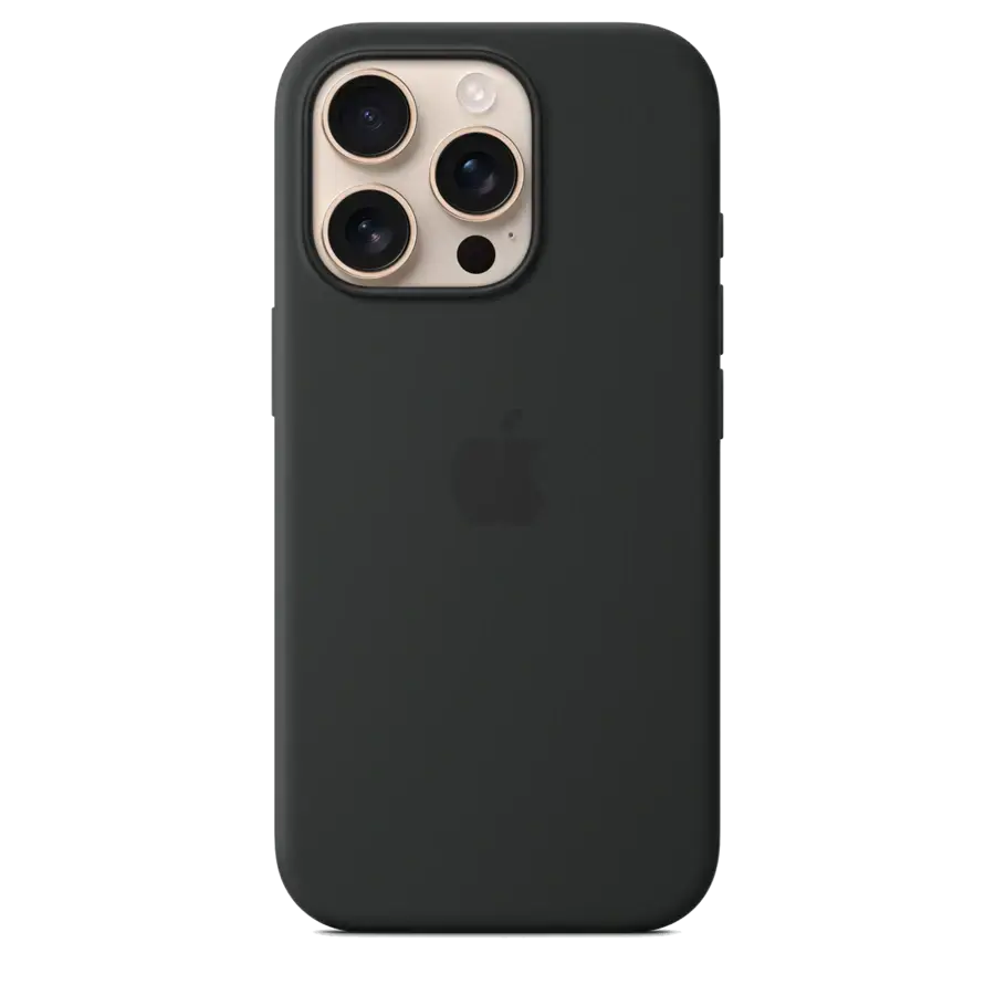 Чехол Apple iPhone 16 Pro Silicone Case with MagSafe - Black (MYYJ3)