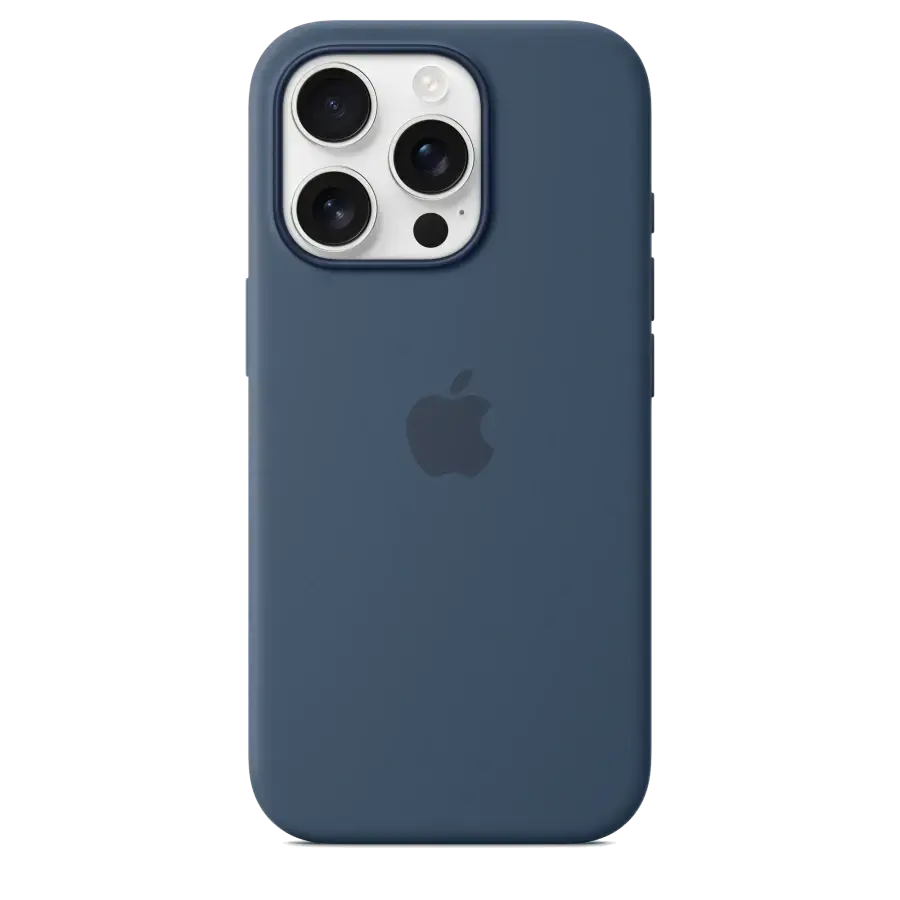 Чехол Apple iPhone 16 Pro Silicone Case with MagSafe - Denim (MYYK3)