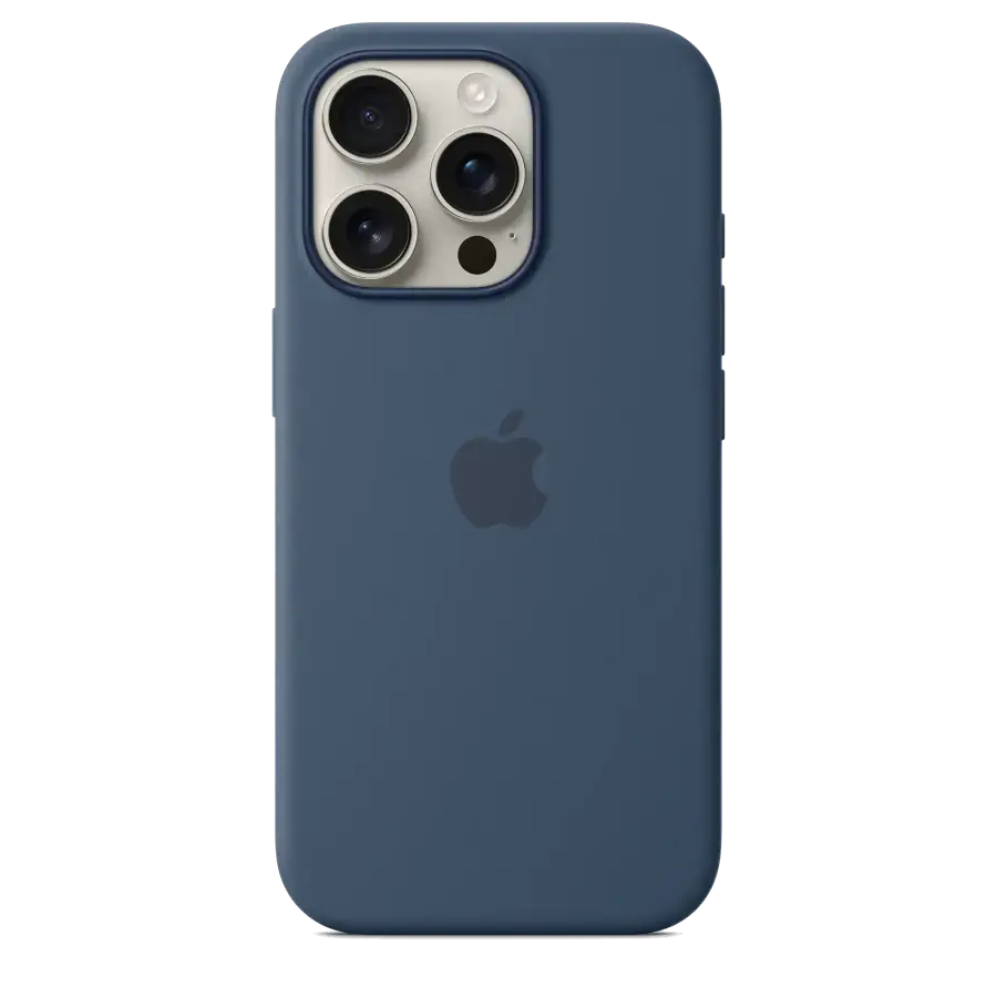 Чехол Apple iPhone 16 Pro Silicone Case with MagSafe - Denim (MYYK3)