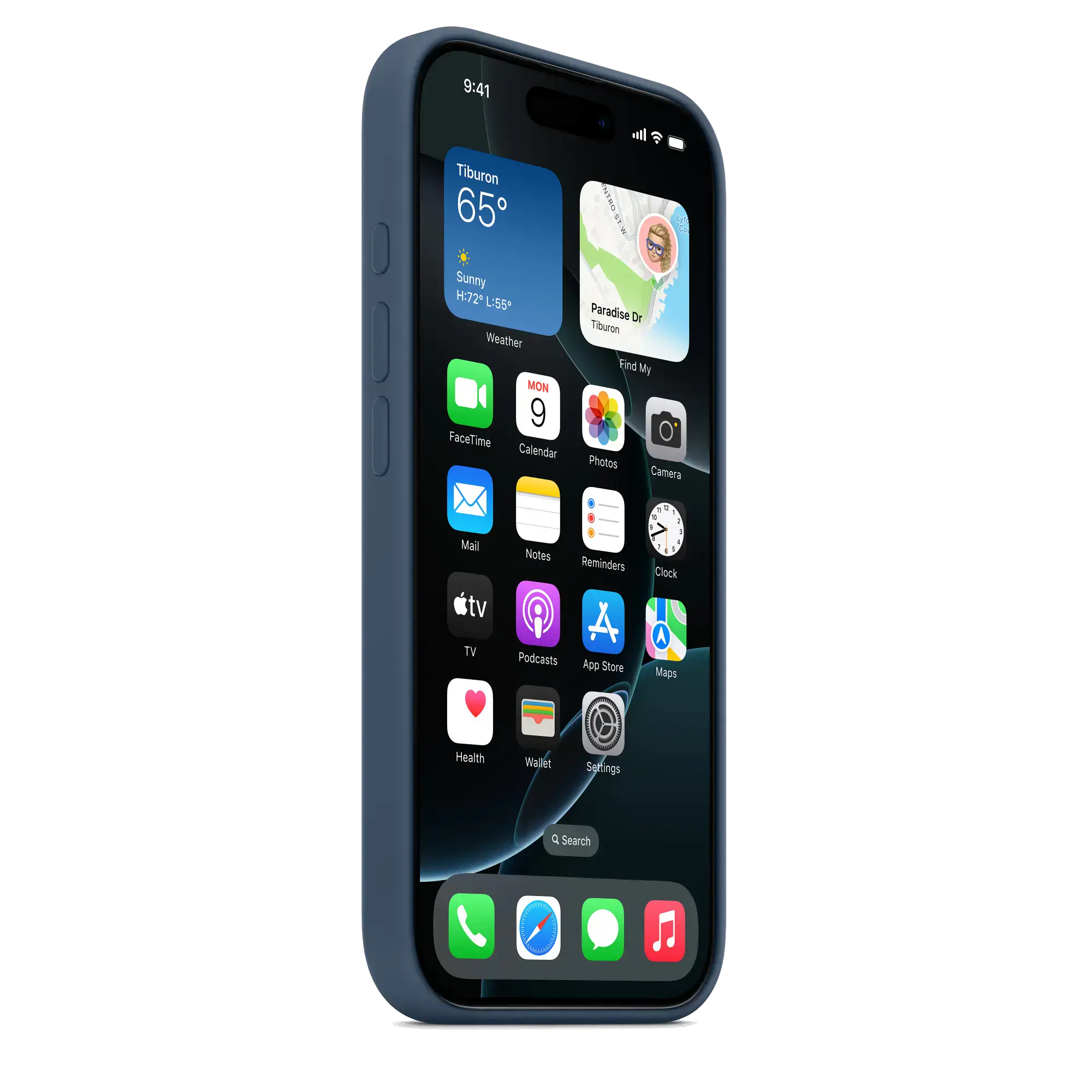 Чохол Apple iPhone 16 Pro Silicone Case with MagSafe - Denim (MYYK3)