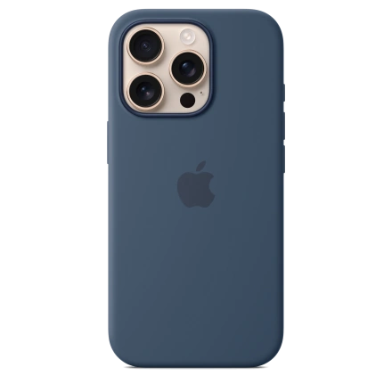 Чохол Apple iPhone 16 Pro Silicone Case with MagSafe Lux Copy - Denim