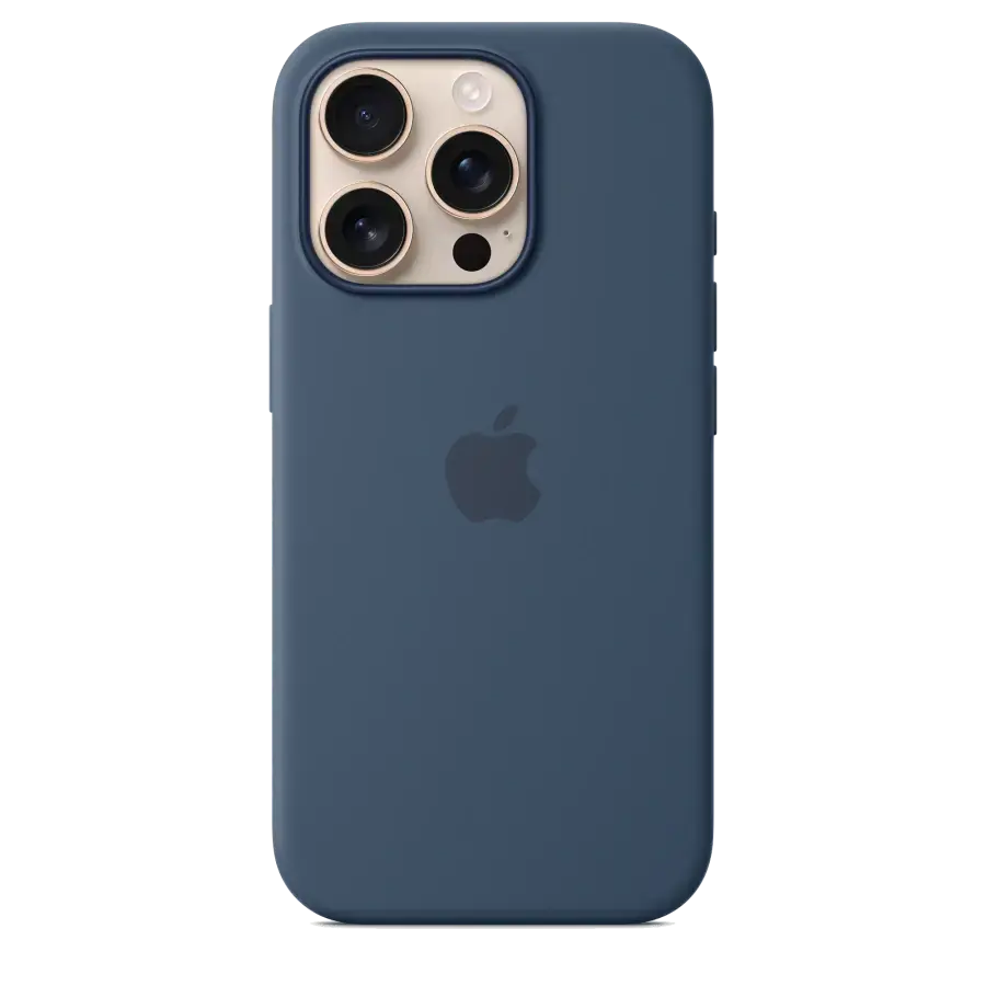 Чохол Apple iPhone 16 Pro Silicone Case with MagSafe Lux Copy - Denim