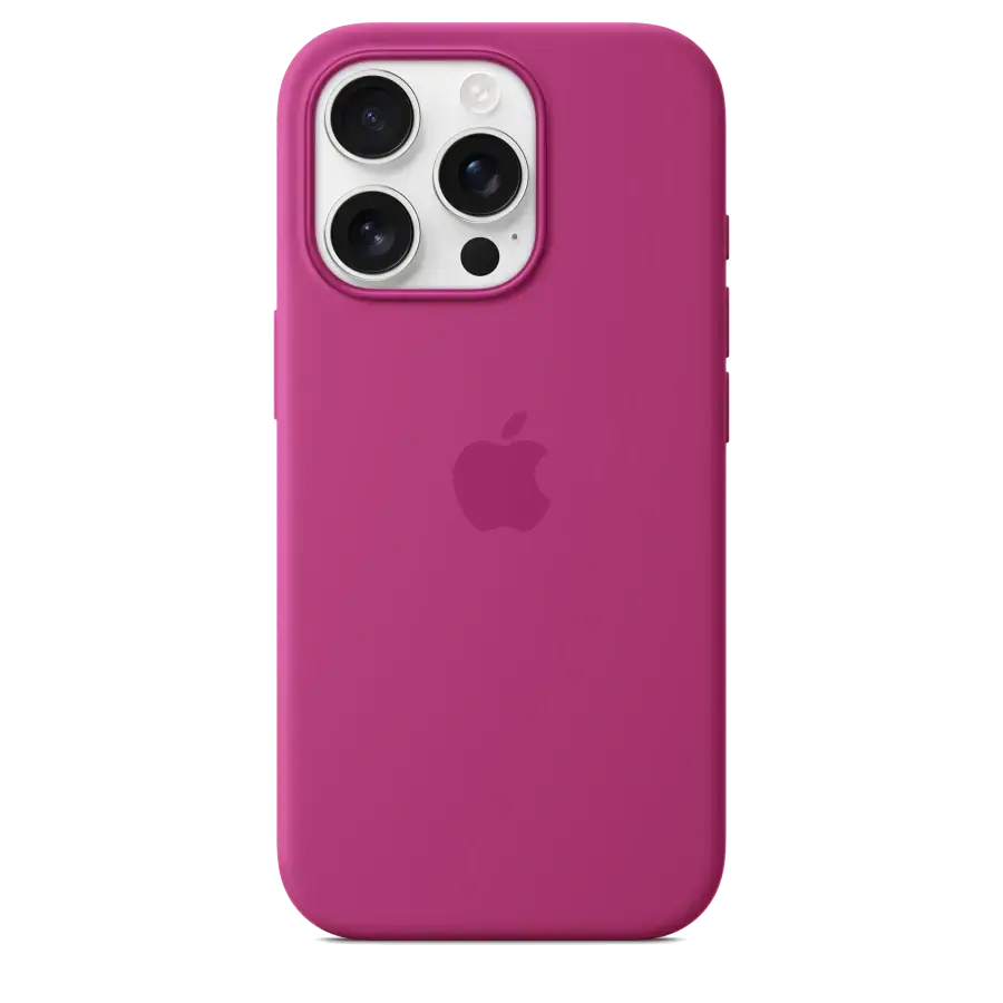 Чехол Apple iPhone 16 Pro Silicone Case with MagSafe - Fuchsia (MYYN3)