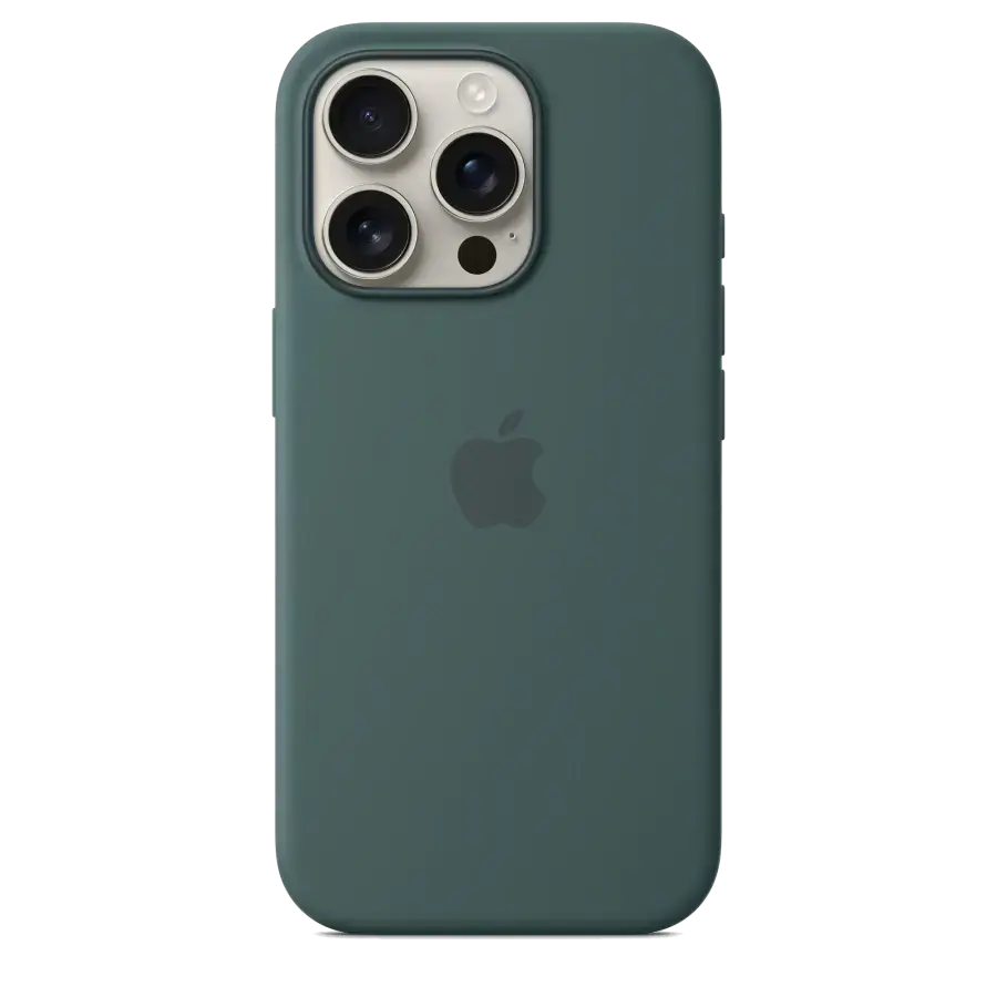 Чохол Apple iPhone 16 Pro Silicone Case with MagSafe - Lake Green (MYYR3)