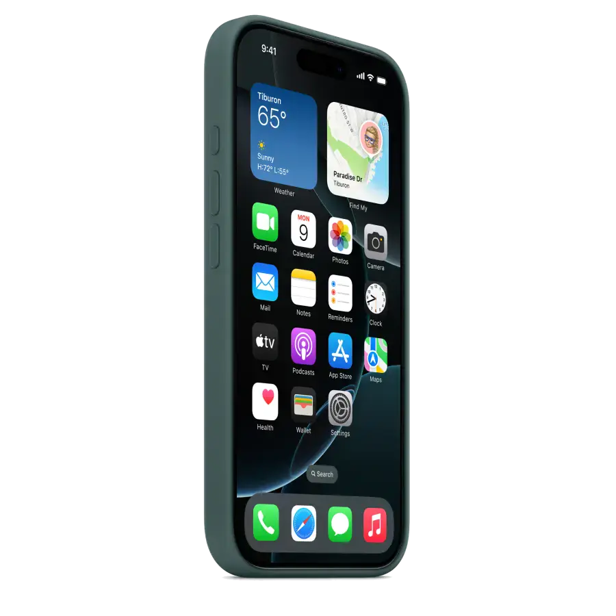 Чохол Apple iPhone 16 Pro Silicone Case with MagSafe - Lake Green (MYYR3)