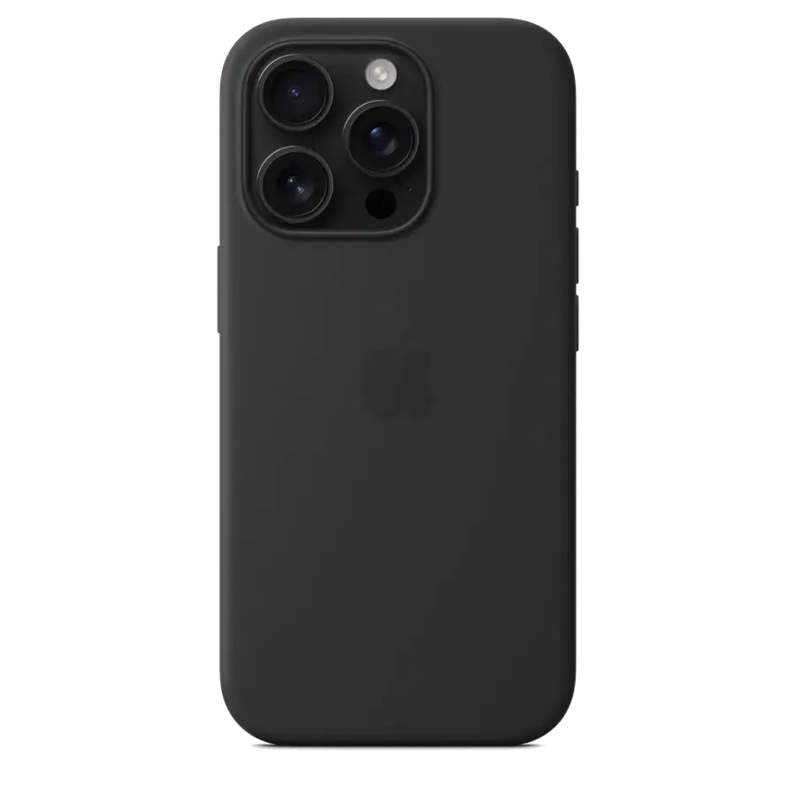 Чехол Apple iPhone 16 Pro Silicone Case with MagSafe Lux Copy - Black