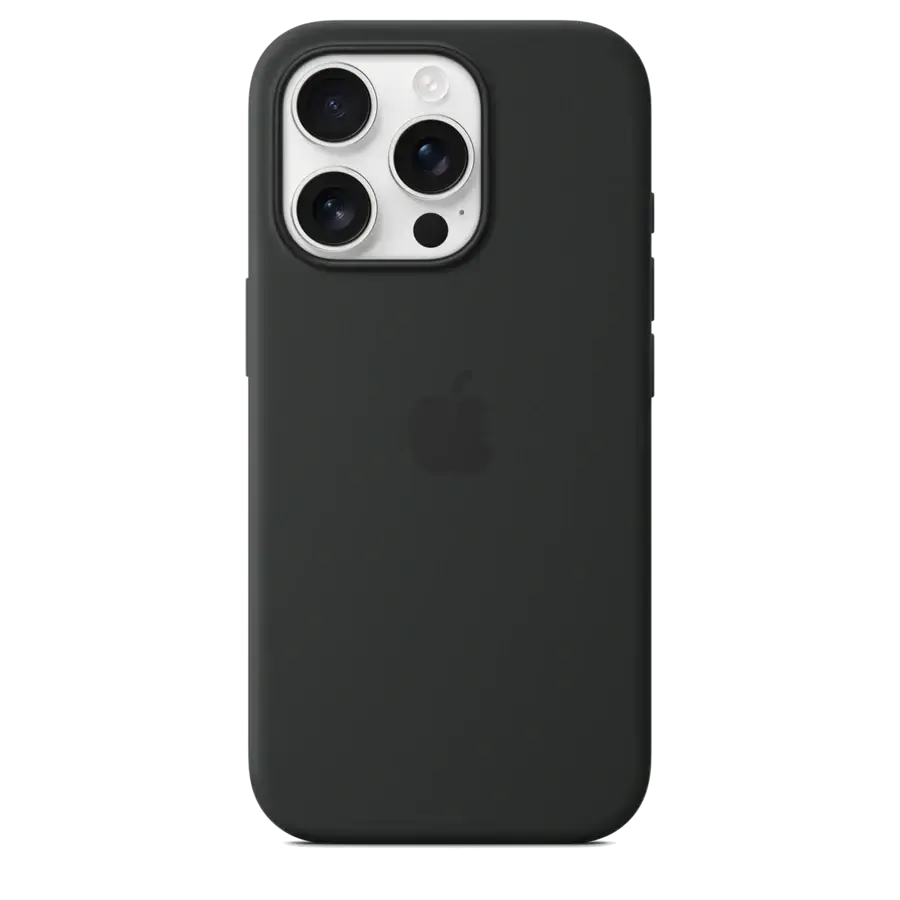 Чехол Apple iPhone 16 Pro Silicone Case with MagSafe Lux Copy - Black