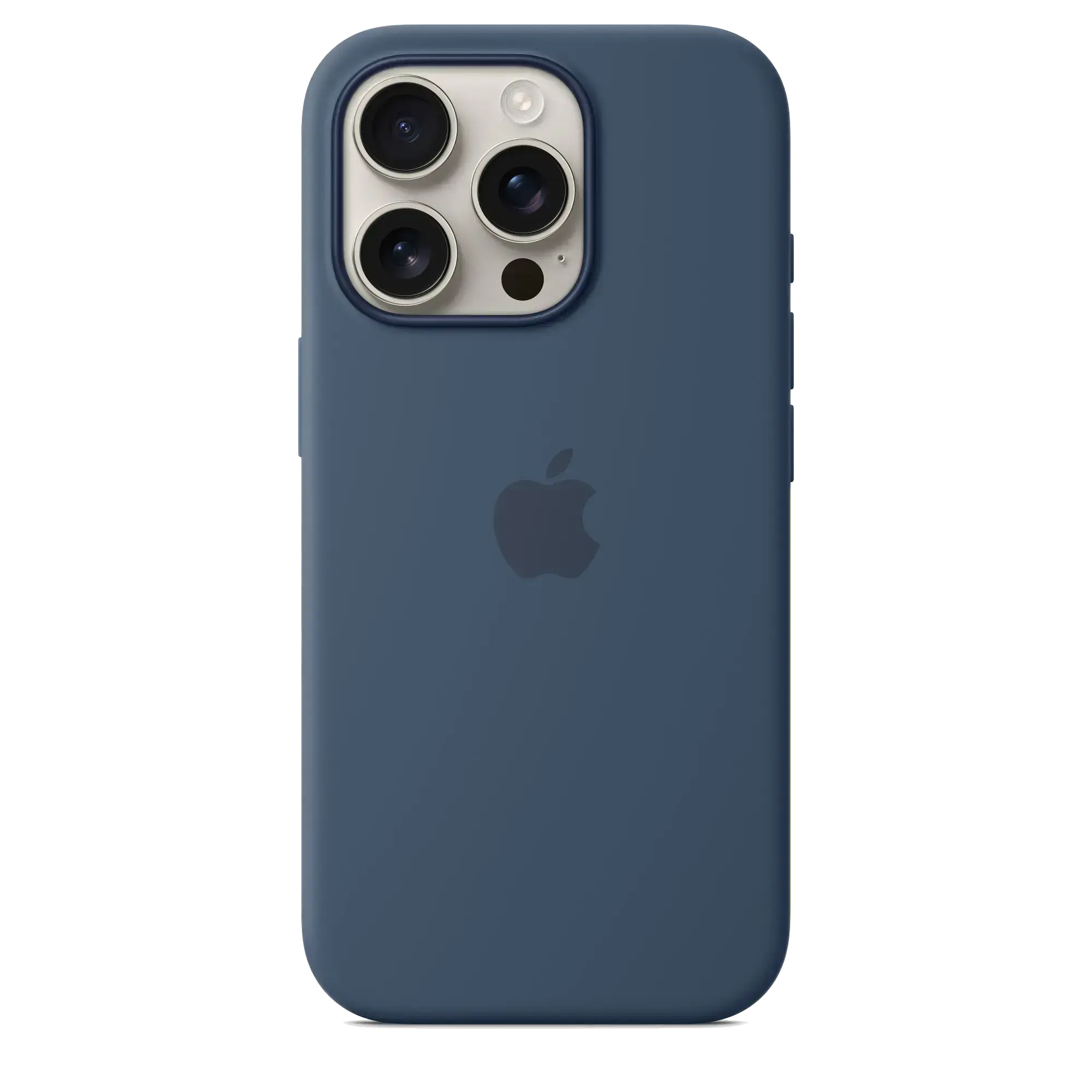 Чехол Apple iPhone 16 Pro Silicone Case with MagSafe Lux Copy - Denim