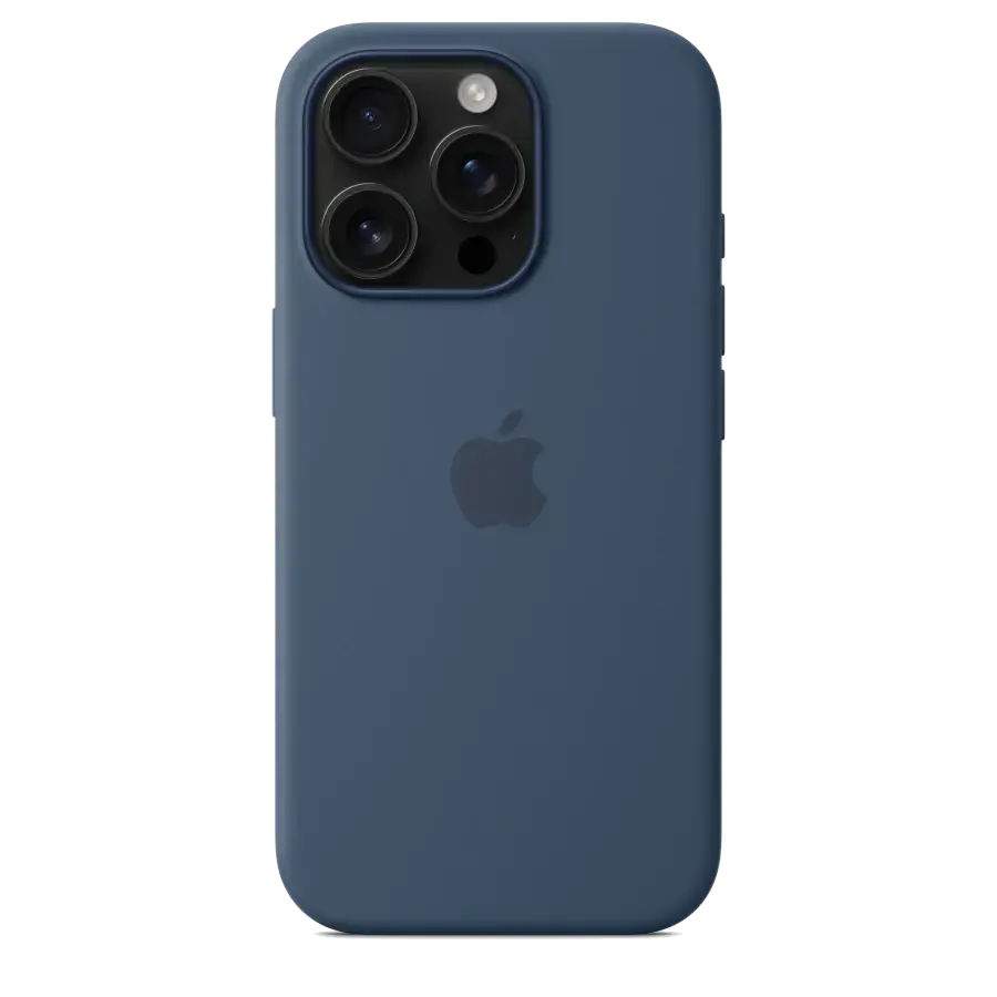 Чохол Apple iPhone 16 Pro Silicone Case with MagSafe Lux Copy - Denim