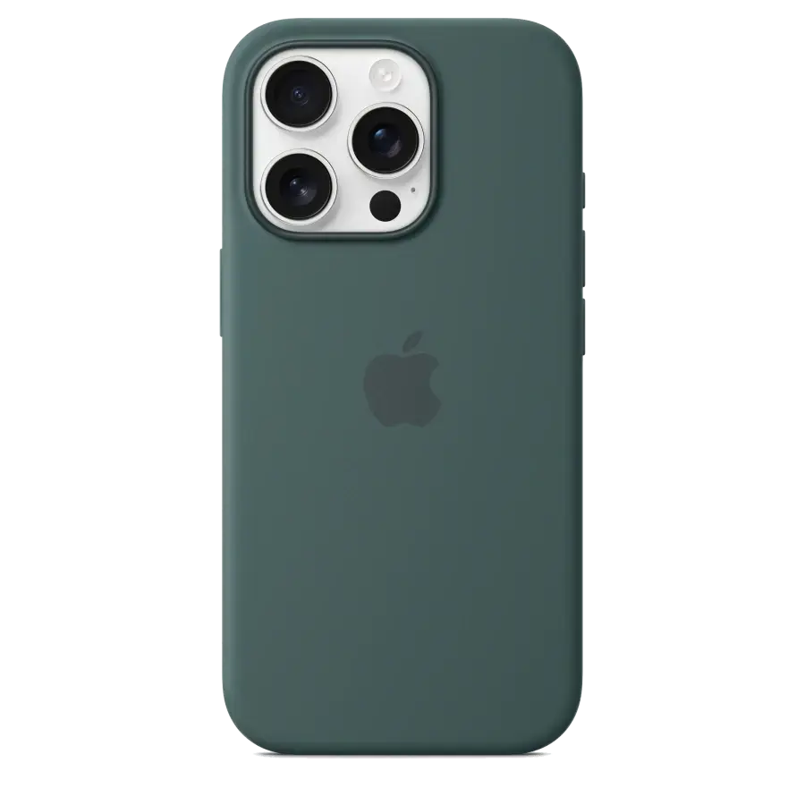 Чехол Apple iPhone 16 Pro Silicone Case with MagSafe Lux Copy - Lake Green