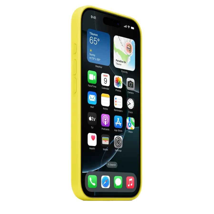 Чехол Apple iPhone 16 Pro Silicone Case with MagSafe Lux Copy - Star Fruit