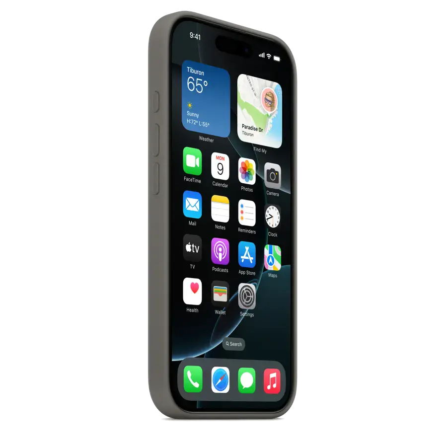 Чехол Apple iPhone 16 Pro Silicone Case with MagSafe Lux Copy - Stone Gray