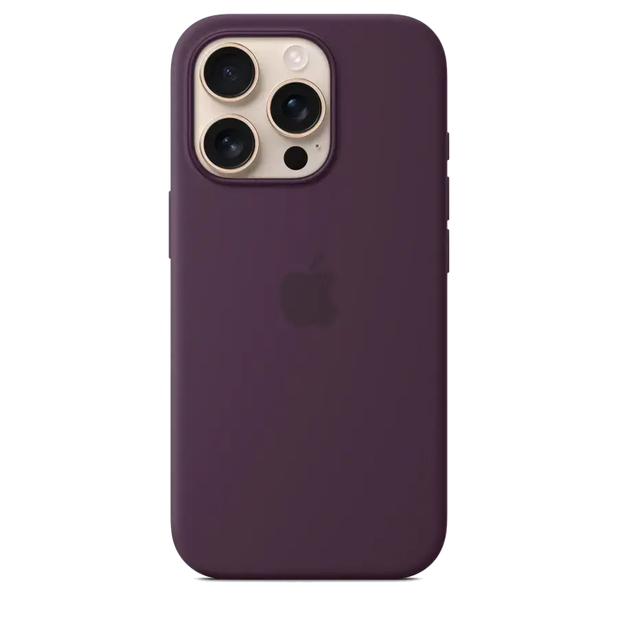 Чехол Apple iPhone 16 Pro Silicone Case with MagSafe - Plum (MYYM3)