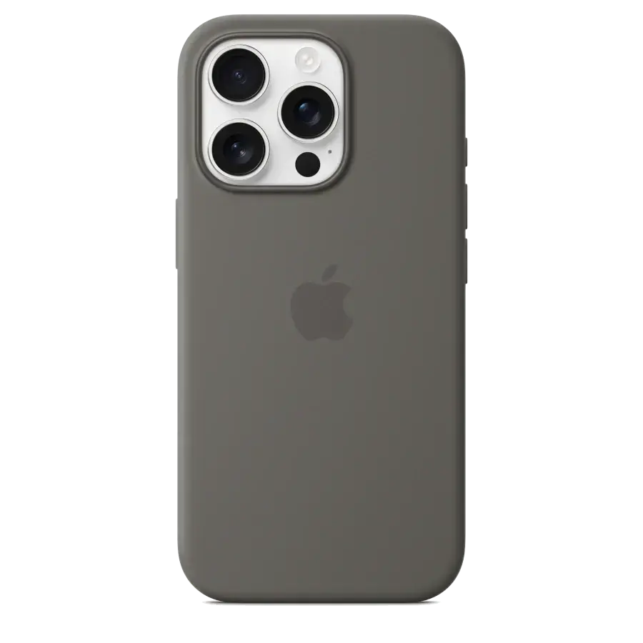 Чехол Apple iPhone 16 Pro Silicone Case with MagSafe - Stone Gray (MYYL3)