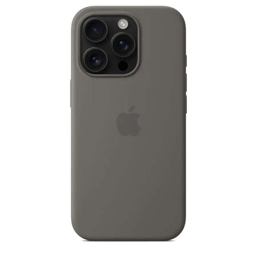 Чехол Apple iPhone 16 Pro Silicone Case with MagSafe - Stone Gray (MYYL3)