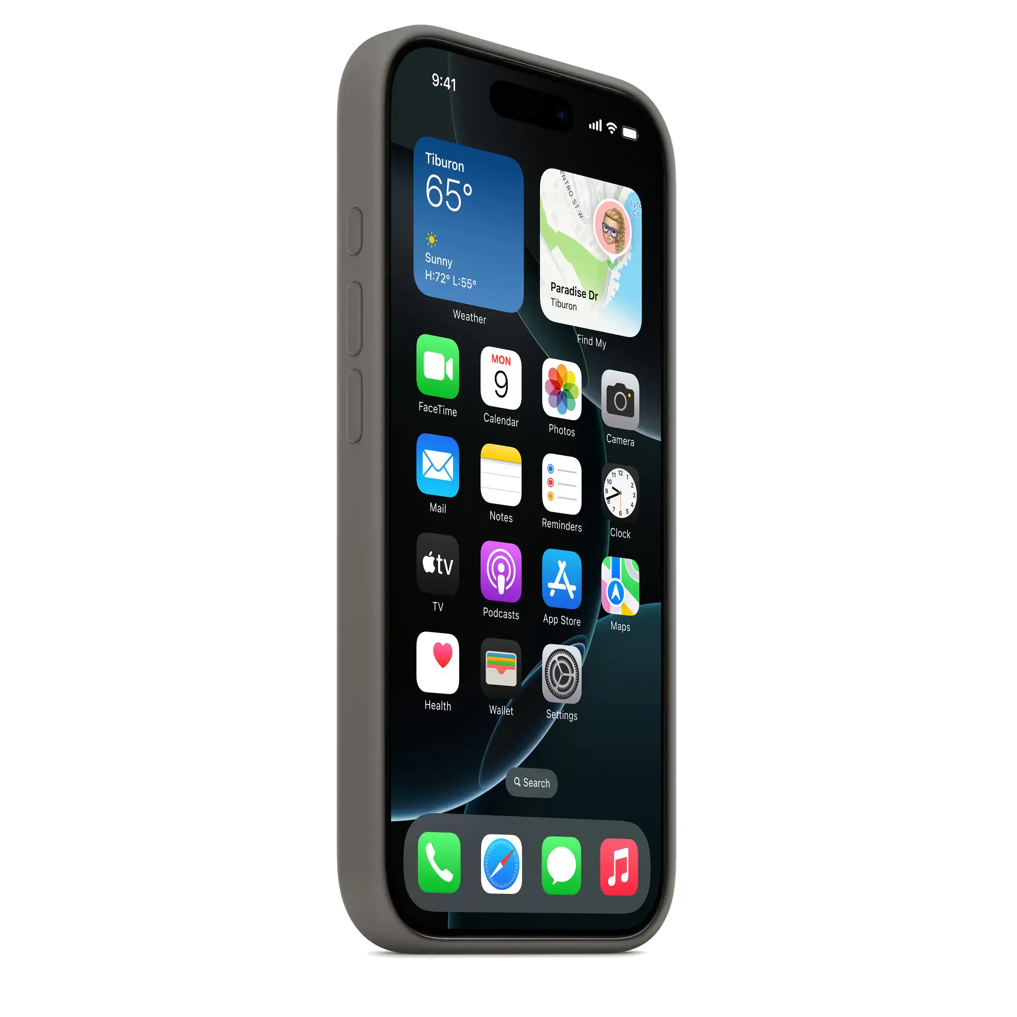 Чохол Apple iPhone 16 Pro Silicone Case with MagSafe - Stone Gray (MYYL3)