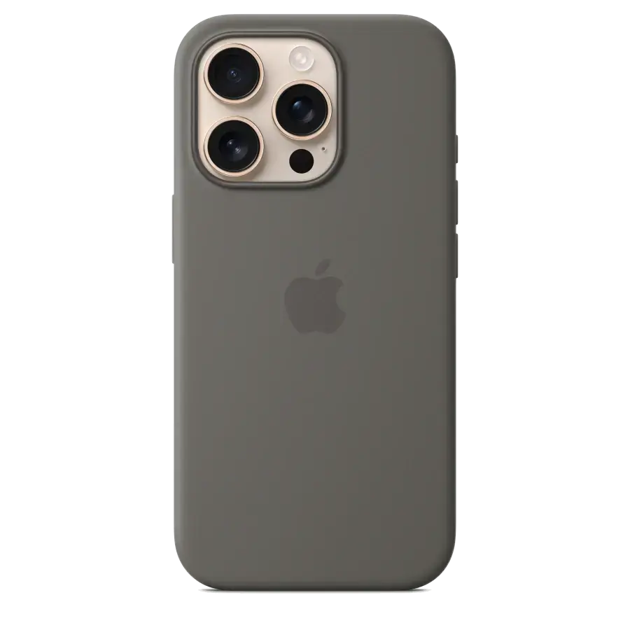 Чехол Apple iPhone 16 Pro Silicone Case with MagSafe - Stone Gray (MYYL3)