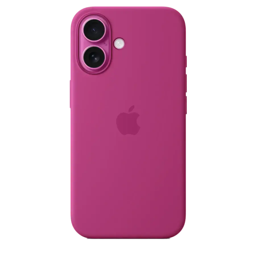 Чохол Apple iPhone 16 Silicone Case with MagSafe - Fuchsia (MYY53)