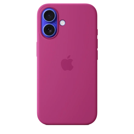 Чохол Apple iPhone 16 Silicone Case with MagSafe - Fuchsia (MYY53)