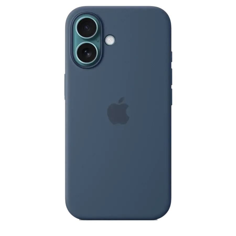 Чохол Apple iPhone 16 Silicone Case with MagSafe Lux Copy - Denim
