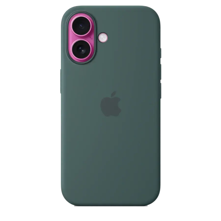 Чехол Apple iPhone 16 Silicone Case with MagSafe Lux Copy - Lake Green