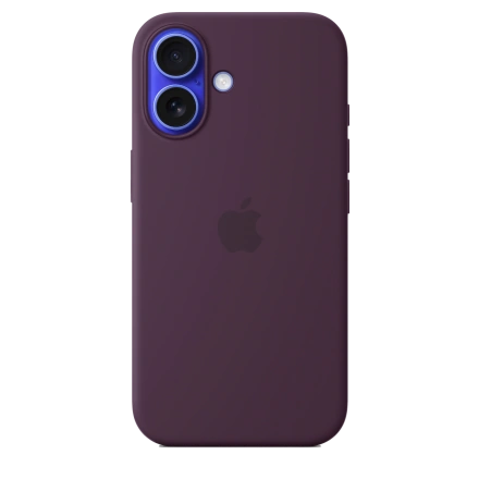 Чохол Apple iPhone 16 Silicone Case with MagSafe - Plum (MYY43)