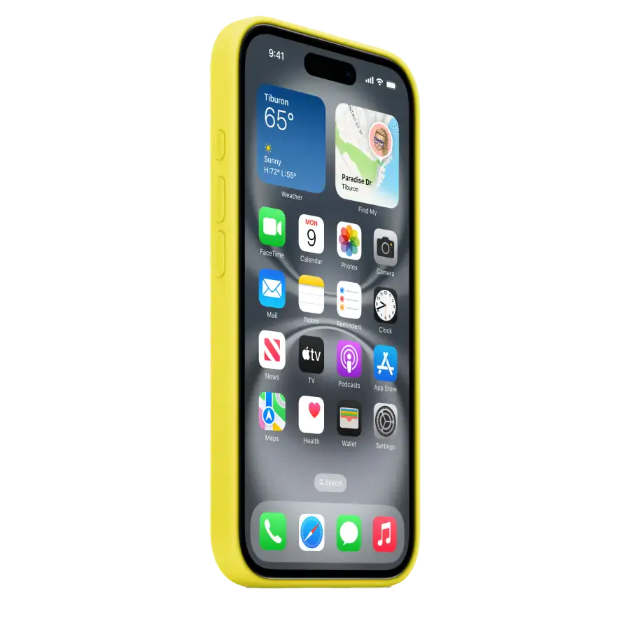 Чохол Apple iPhone 16 Silicone Case with MagSafe - Star Fruit (MYY73)