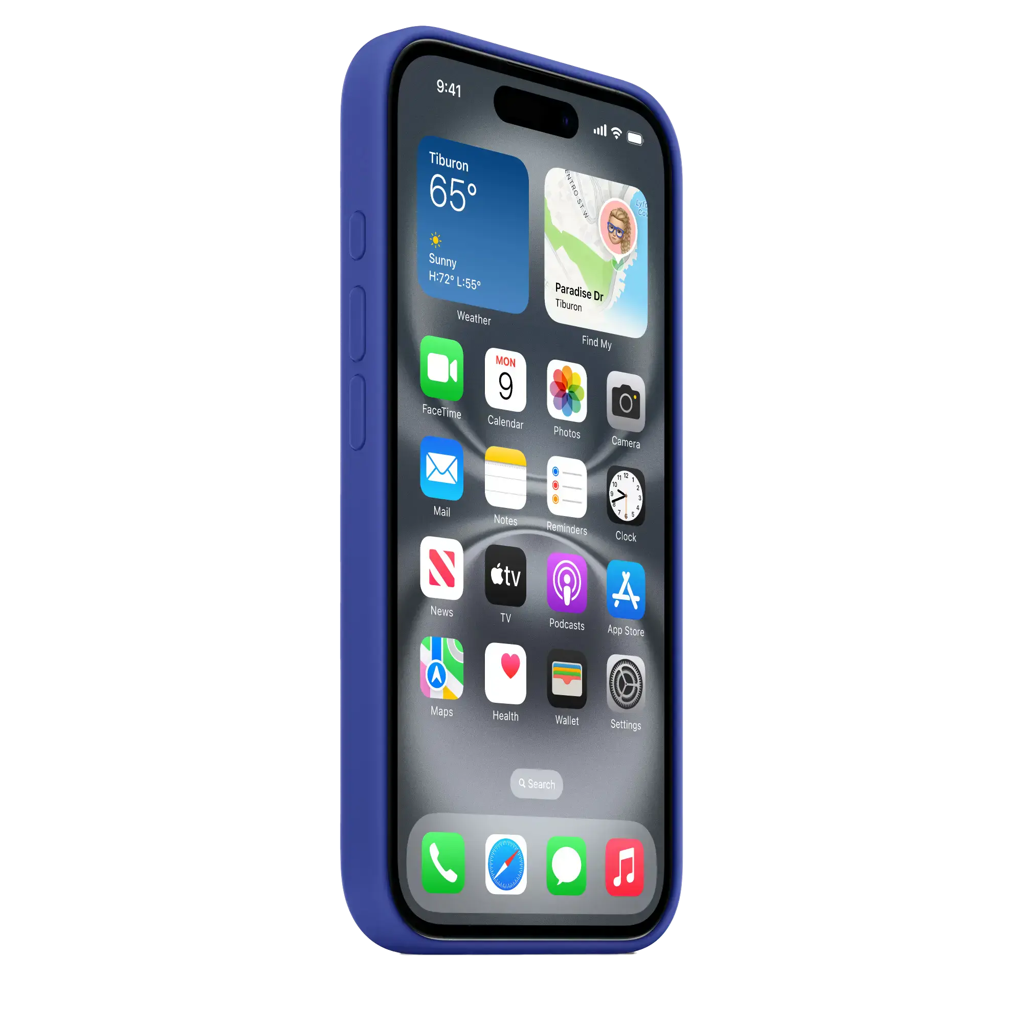 Чехол Apple iPhone 16 Silicone Case with MagSafe - Ultramarine (MYY63)