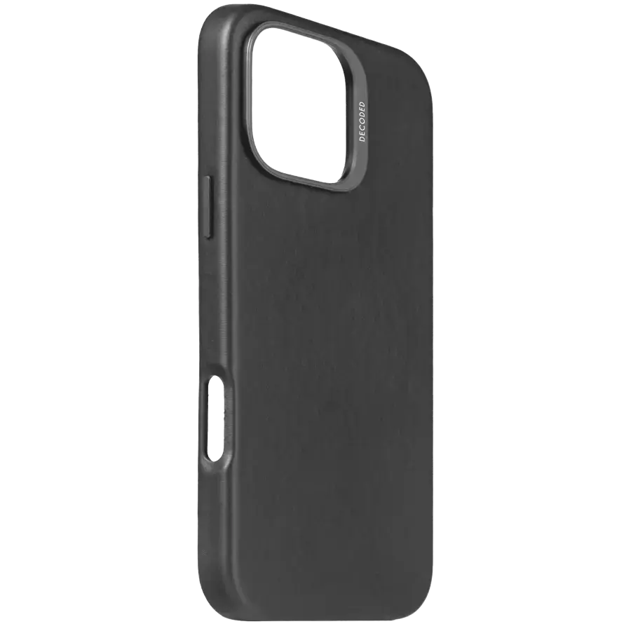 Чехол DECODED Leather Case for iPhone 16 Pro - Black (D25IPO16PBC1BK)