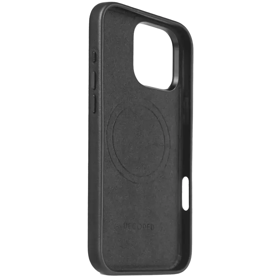 Чехол DECODED Leather Case for iPhone 16 Pro - Black (D25IPO16PBC1BK)