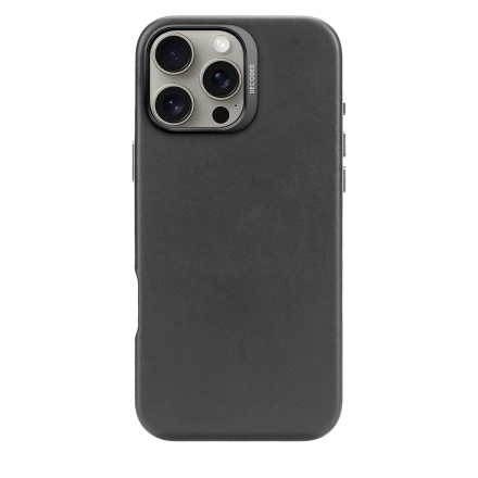 Чохол DECODED Leather Case for iPhone 16 Pro - Black (D25IPO16PBC1BK)