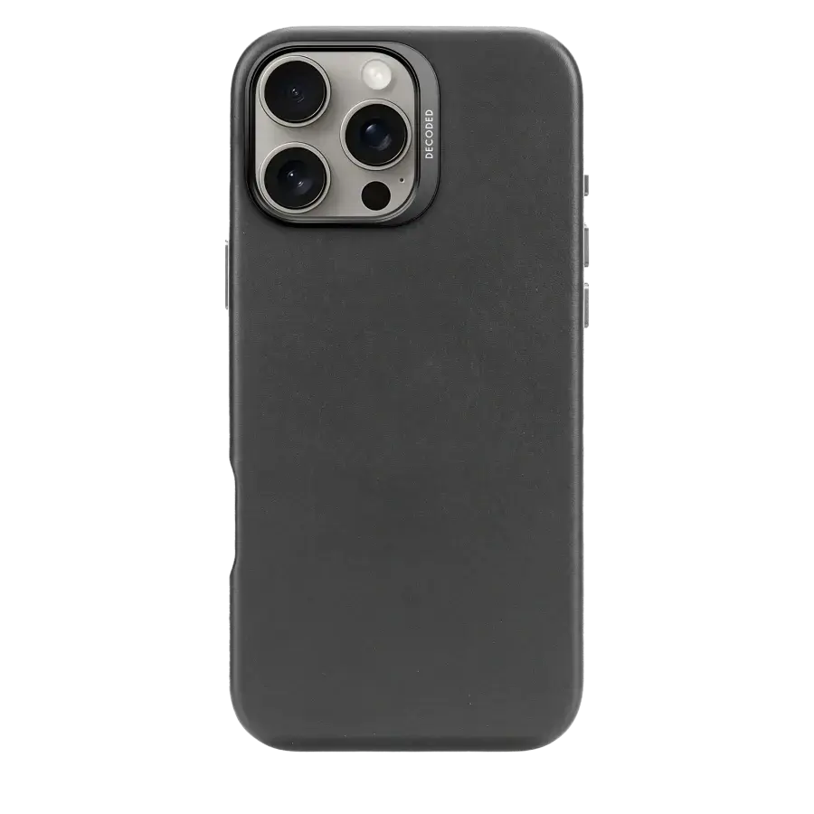 Чохол DECODED Leather Case for iPhone 16 Pro Max - Black (D25IPO16PMBC1BK)