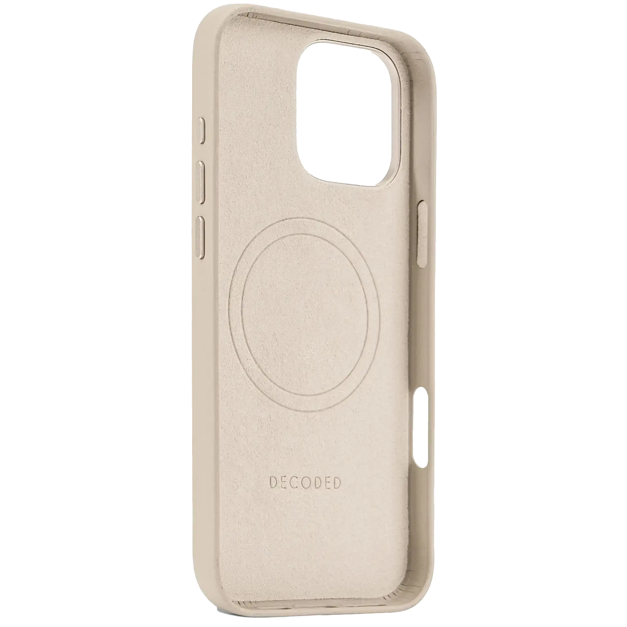 Чехол DECODED Leather Case for iPhone 16 Pro Max - Clay Beige (D25IPO16PMBC1CY)