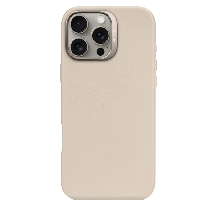 Чохол DECODED Leather Case for iPhone 16 Pro - Clay Beige (D25IPO16PBC1CY)