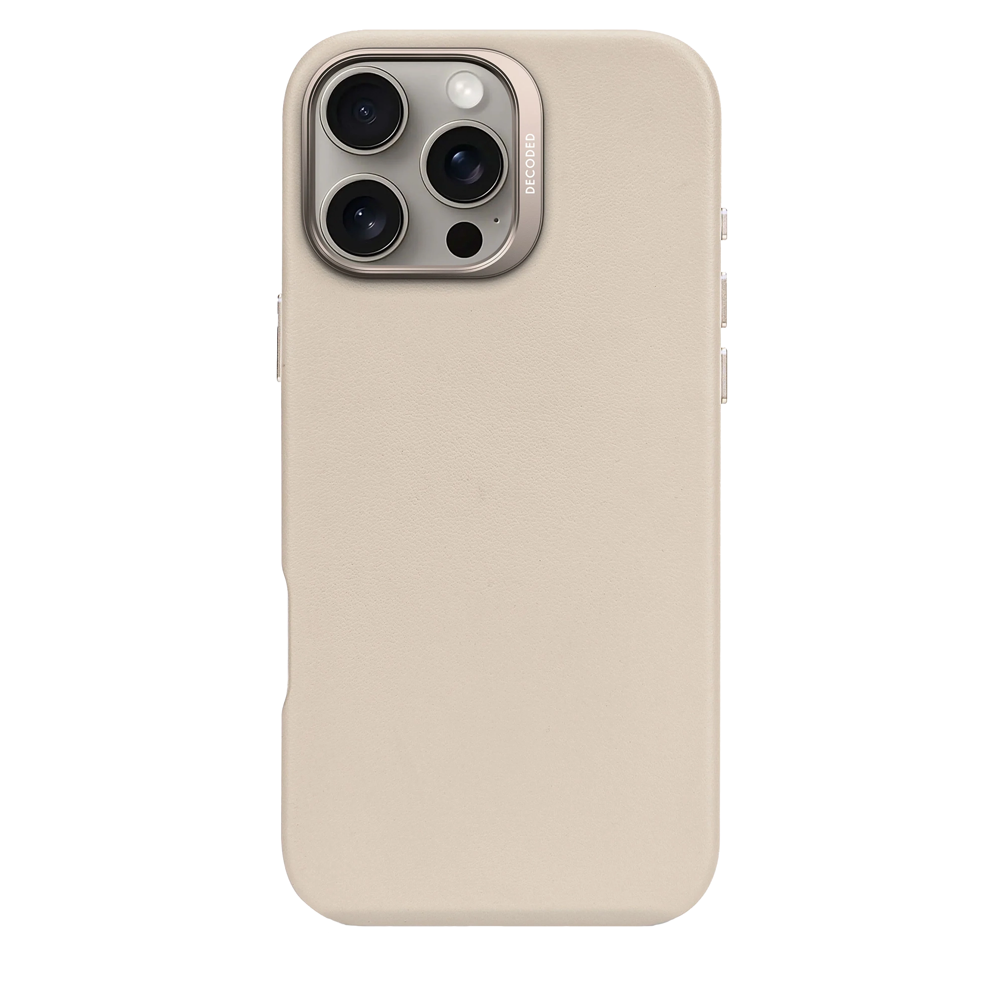 Чехол DECODED Leather Case for iPhone 16 Pro Max - Clay Beige (D25IPO16PMBC1CY)