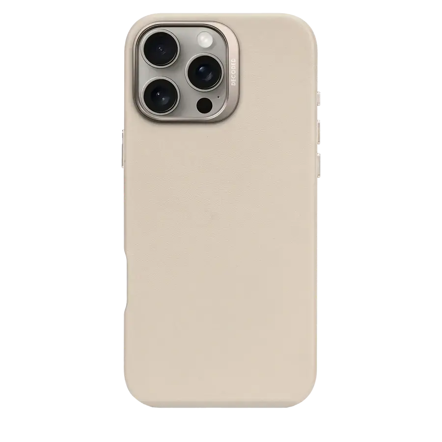 Чохол DECODED Leather Case for iPhone 16 Pro - Clay Beige (D25IPO16PBC1CY)