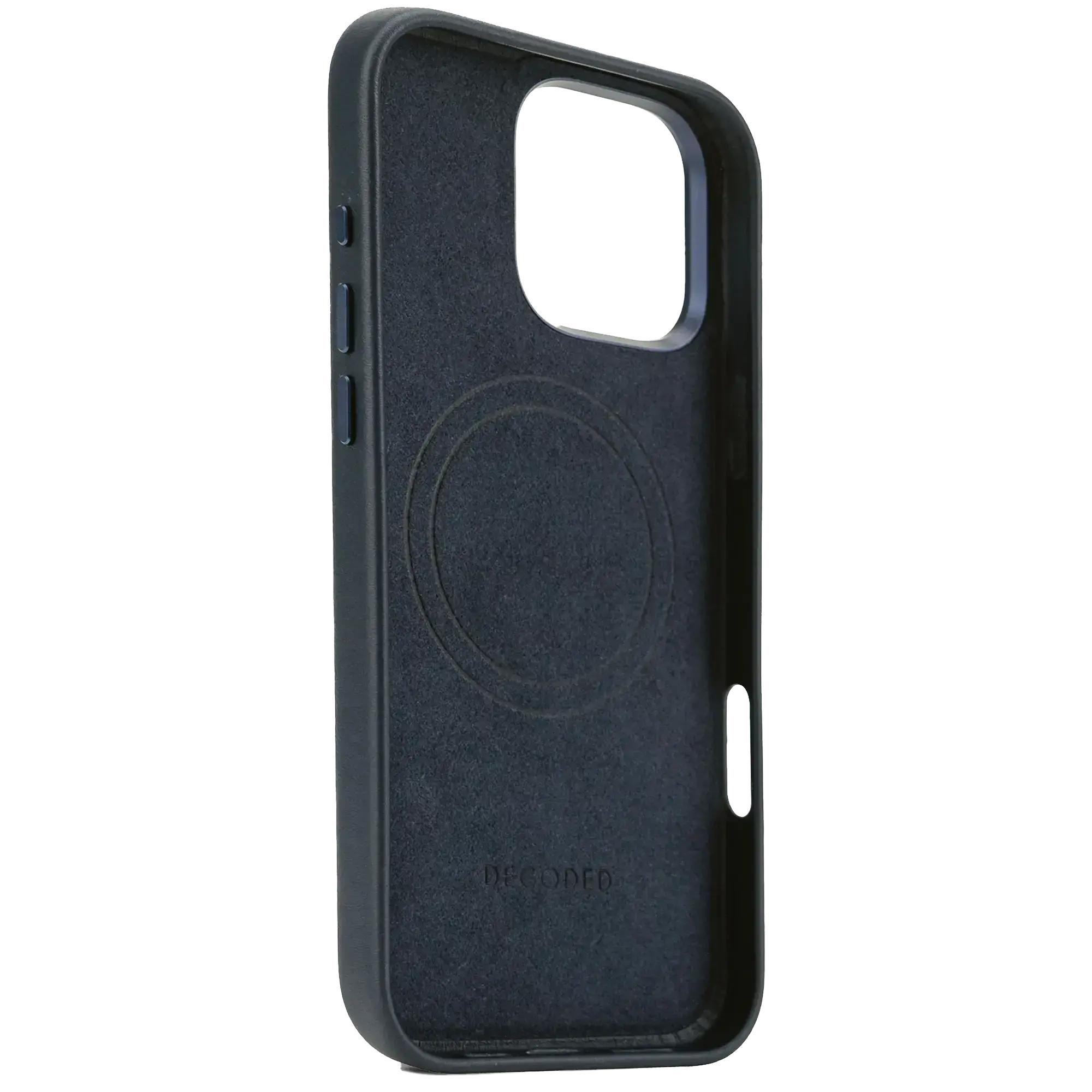Чохол DECODED Leather Case for iPhone 16 Pro Max - Navy Blue (D25IPO16PMBC1NY)
