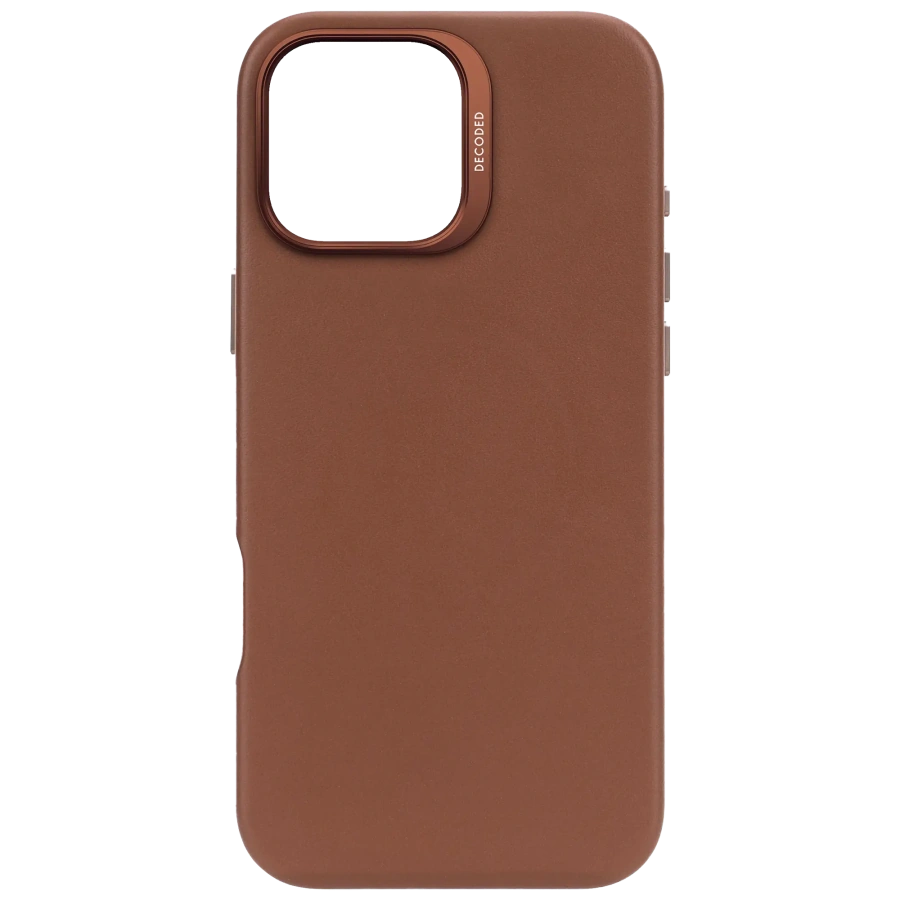 Чохол DECODED Leather Case for iPhone 16 Pro Max - Tan Brown (D25IPO16PMBC1TN)