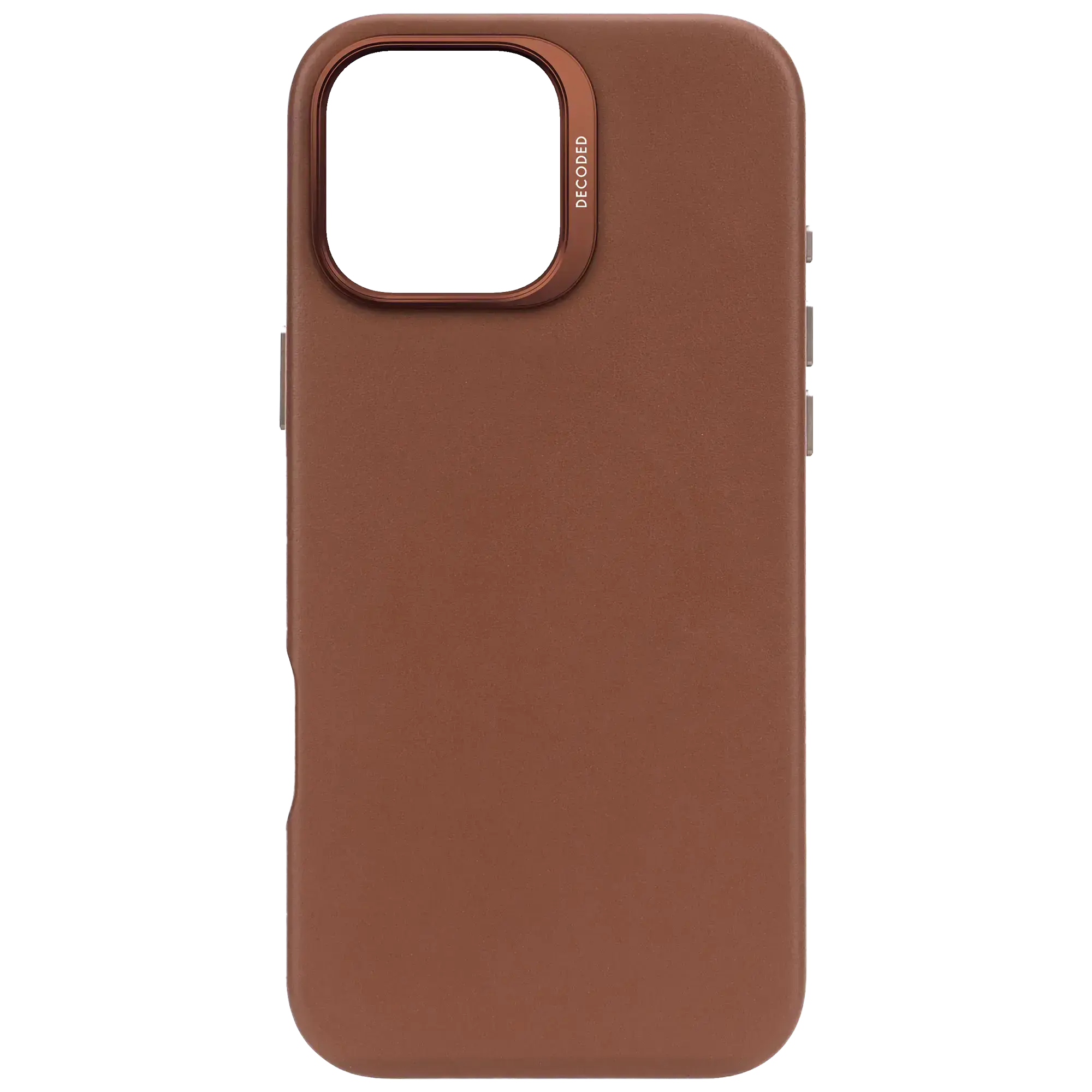 Чехол DECODED Leather Case for iPhone 16 Pro - Tan Brown (D25IPO16PBC1TN)