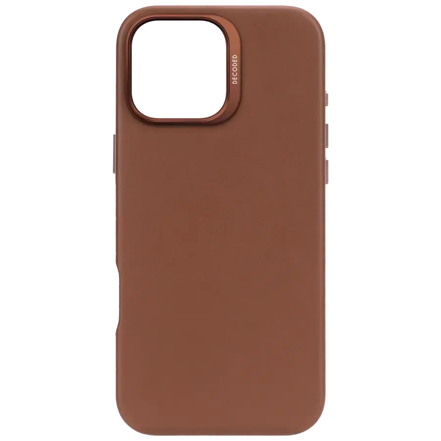 Чохол DECODED Leather Case for iPhone 16 Pro - Tan Brown (D25IPO16PBC1TN)