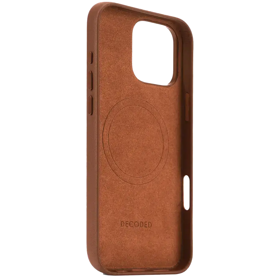 Чохол DECODED Leather Case for iPhone 16 Pro - Tan Brown (D25IPO16PBC1TN)