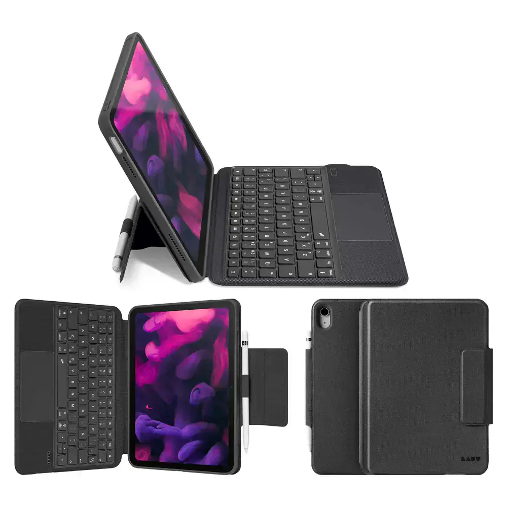 Чохол-клавіатура LAUT TYPEFOLIO 2 Keyboard Case for iPad 10.9" 2022 - English (L_IPD22_TY2_BK)