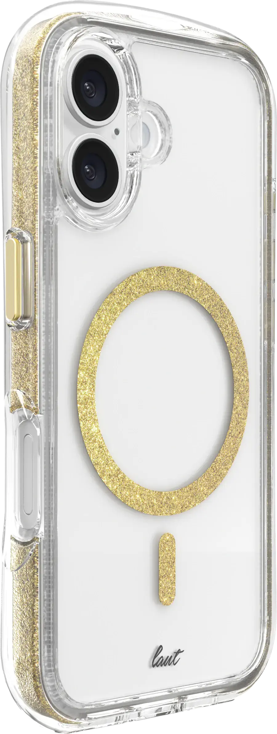 Чохол LAUT AERO SPARKLE case with MagSafe for iPhone 16 Plus - Crystal Gold (L_IP24C_AS_GD)